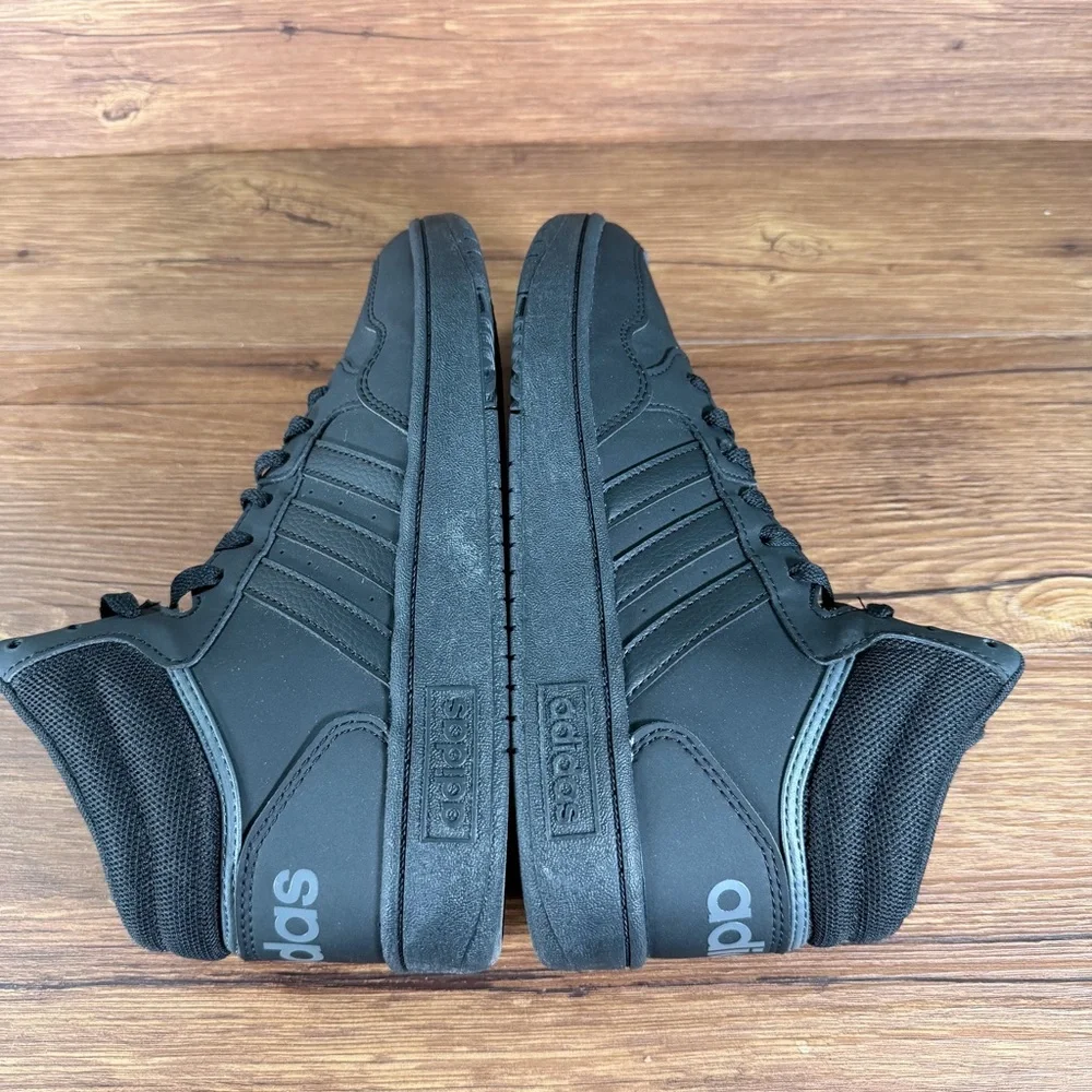 Adidas Hoops 3.0 Basketball Shoes Men’s Size 6.5 Lace Up Sneakers Triple‎ Black